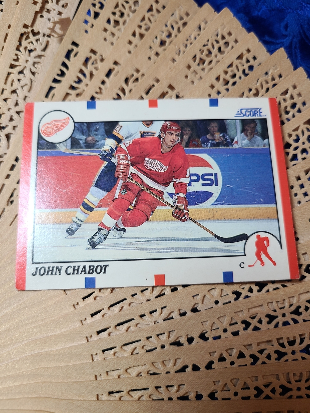 Vintage Detroit Red Wings Hockey Card - JOHN CHABOT